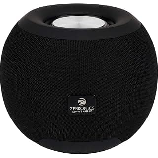 Zebronics ZEB-BELLOW 40 Wireless Bluetooth v5.0 Fabric Finish 8W Portable Speaker With Supporting 6Hrs Backup, 55mm Driver, P
