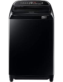Samsung 10 Kg Inverter 5 star Fully-Automatic Top Loading Washing Machine (WA10T5260BV/TL, Black Caviar, Wobble…