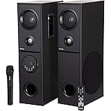 T-Series Blast-9999X 60 Watt 2.0 Channel Wireless Bluetooth Multimedia Tower Speaker (Black)