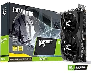 Zotac Gaming GeForce GTX 1660Ti Twin Fan 6GB GDDR6 Graphics Card (pci_e)