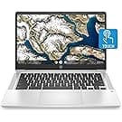 HP Chromebook 14-inch HD Touchscreen Laptop, Intel Celeron N4000, 4 GB RAM, 32 GB eMMC, Chrome (14a-na0030nr, Mineral…