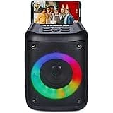 Zoook Mini Blaster Bluetooth Party Speaker 10 watts Karaoke/USB/TF/AUX/Mic Input/RGB lights/1200 Mah Battery/Bluetooth 5.0/To