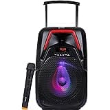 Zoook Thunder Storm Bluetooth Party Speaker 80Watt/USB/TF/AUX/FM/Built-in Battery/Wireless Mic/Professional Class D Amplifier