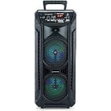 Modernista SoundBox 1100 Bass Boosted 40Watt PMPO Wireless Bluetooth Party Speaker with Wired Karaoke Mic with Bulit in Subwo