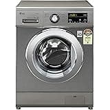 LG 9.0 Kg 5 Star Inverter Fully-Automatic Front Loading Washing Machine (FHM1409BDP, Platinum, 6 Motion Direct Drive)