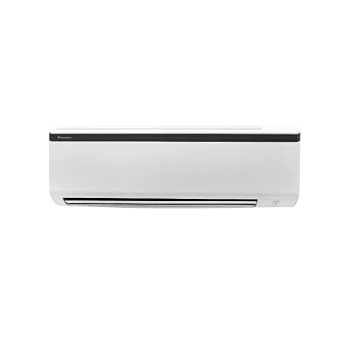 Daikin 1.8 Ton 3 Star KATAI Technology, Fixed Speed Split AC (Alloy, Wipe clean flat panel, 2022, FTQ60UV16U5, White)