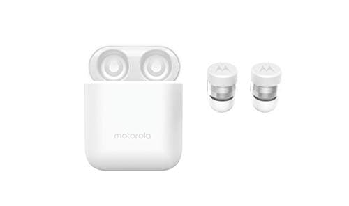 Motorola Verve Buds 110 Bluetooth Truly Wireless in Ear Earbuds with Mic (White)