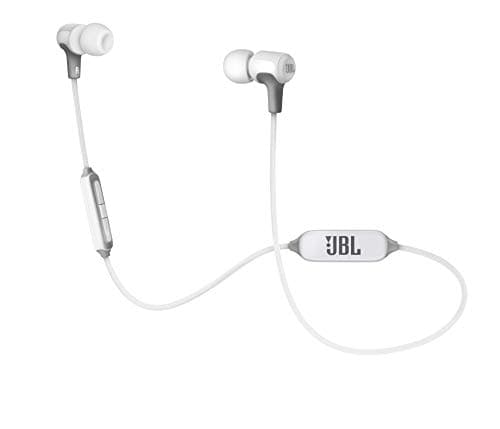 JBL E25BT by Harman Signature Sound Wireless in-Ear Headphones with Mic (White)