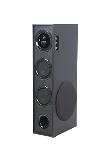Krisons Sound Blaster Tower Speaker (8" Woofer) | Bluetooth Supporting Tower Speaker | USB, AUX, LCD Display, Built-in FM. 80 W Bluetooth Tower Speaker