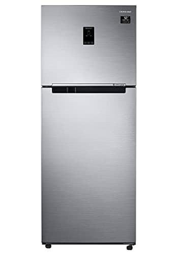 Samsung 394 L 2 Star Inverter Convertible Frost-Free Double Door Refrigerator (RT39B5518S9/HL, Refined Inox)