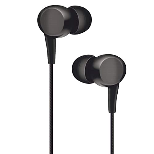 Shopjet Earphone For Motorola Moto G31 Universal Earphones Headphone Handsfree Headset Music with 3.5mm Jack Hi-Fi Gaming Sound Music Wired in-line 10mm Powerful Extra Bass Driver HD Stereo Audio Sound with Noise Cancelling Dynamic Ergonomic Original Best High Sound Quality Earphone - ( Black , 1B, R50 )