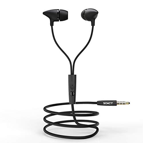 EDICT by Boat EEP01 Wired Earphones with Powerful Bass, Perfect Length Cable, Lightweight Ergonomic Design, Voice Assistant, Multi-Function Control &a