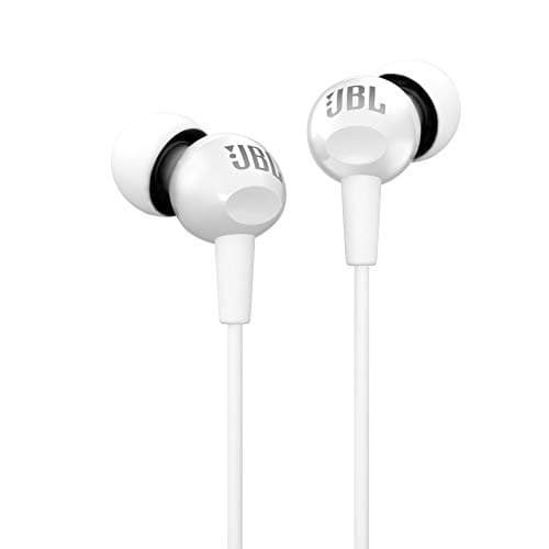 (Renewed) Jbl C150Si in ear Headphones ,White