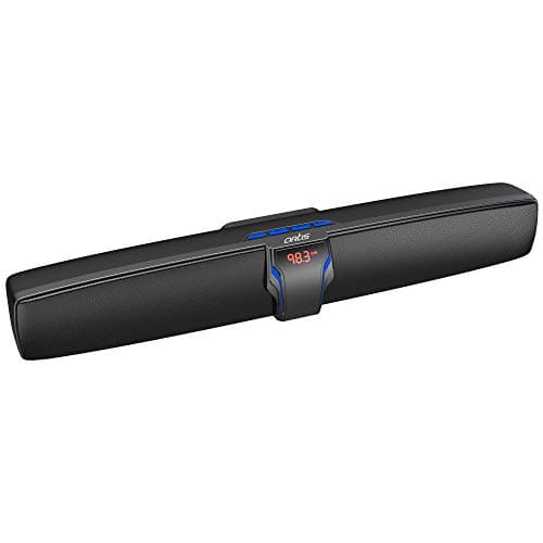 Artis BT-X1 Wireless Bluetooth Sound Bar Speaker with TWS Connection/USB Input/Micro SD Card Reader/FM Radio/Aux Input/Hands Free Calling/BT 5.0 (Blac