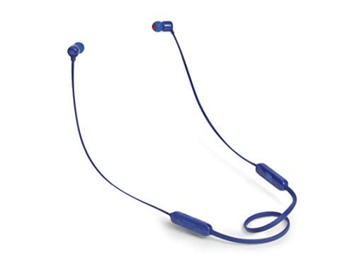 (Renewed) JBL T110BT Pure Bass Wireless in-Ear Headphones with Mic (Blue)