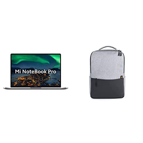 Mi Notebook Pro QHD+ IPS Anti Glare Display Intel Core i5-11300H 11th Gen 14 in (i5/16GB/512gb) with Mi Waterproof 21L Business Casual Laptop Backpack(Grey)
