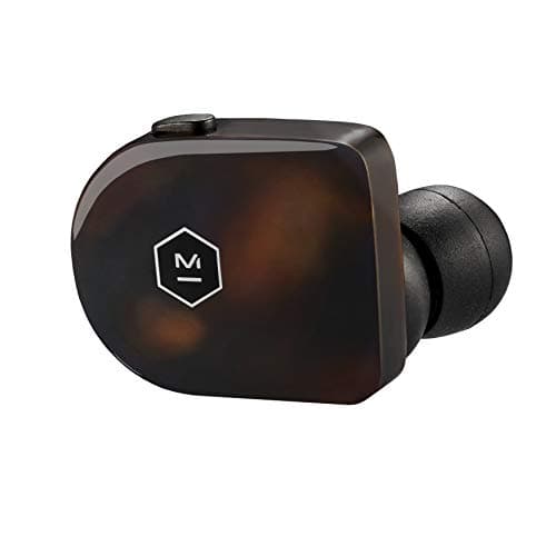 Master &amp; Dynamic MW07TS Truly Wireless Bluetooth in Ear Earphone with Mic (Brown, Black Piano)