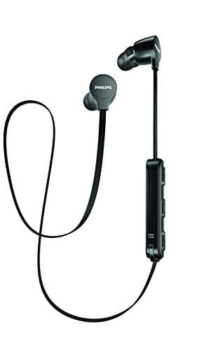 (Renewed) PHILIPS SHB1805BK/10 Wireless Bluetooth In Ear Headphone with Mic (Black)