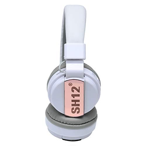 SNEHI® Wireless Headset Sh12 Wireless Bluetooth Headphone with FM and SD Card Slot Best Qulaity. (Black)