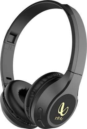 (Renewed) Infinity Harman Glide 501 Wireless On-Ear Headphone - (Blue)