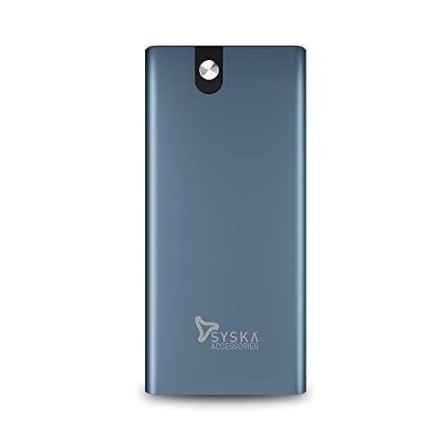 SYSKA Quick Charging 18W P1029J Power Bank with High-Energy Density Polymer Cell with Triple Output Port (Energetic Blue)