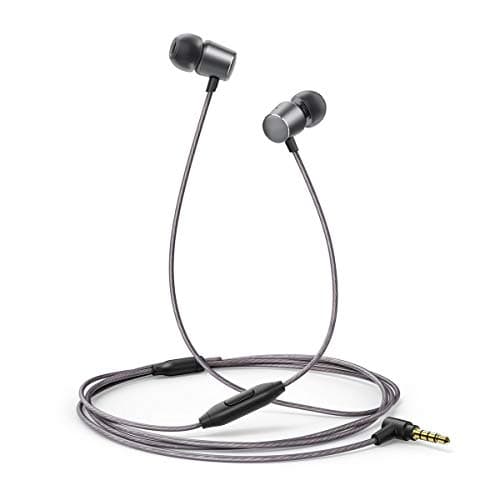 Soundcore Anker SoundBuds Verve Earphones with Microphone, Wired Headphones (Black)