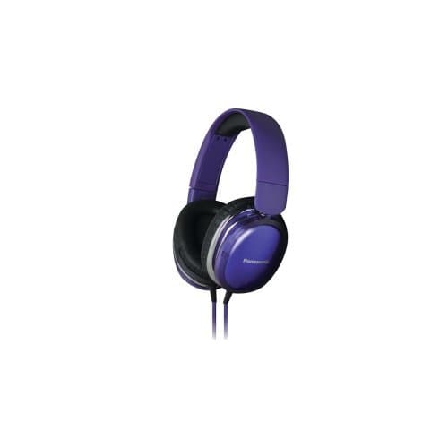 Panasonic RP-HX350ME Over-Ear Headphones with Mic (Violet) Over-Ear Headphones