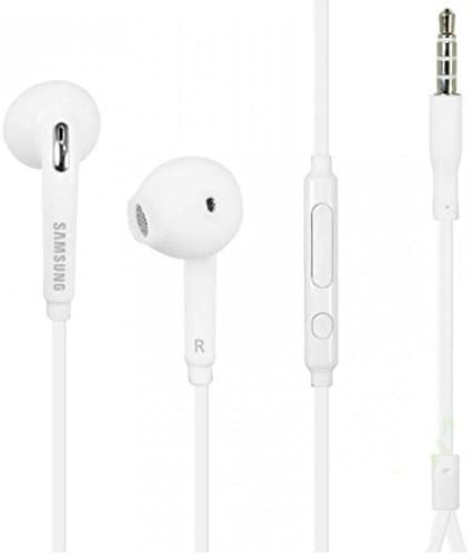 Samsung OEM Wired 3.5mm In Ear Headset EG920LW with Mic for Galaxy Phones (Jewel Case w/ Extra Eargels)
