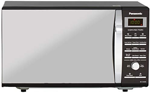 Panasonic 27L Convection Microwave Oven(NN-CD684BFDG, Black Mirror Finish, Rotisserie) with Starter Kit