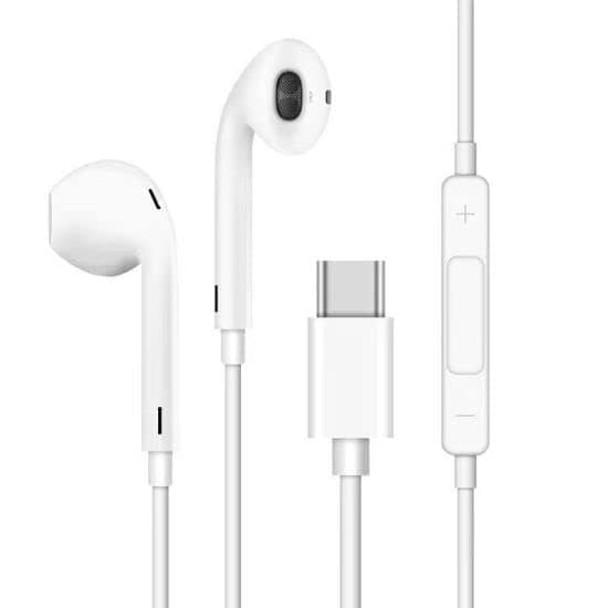 C-Type in-Ear Headphones Earphones for OnePlus 7T, OnePlus 7 T,OnePlus Seven T Metallic C Type Earphones with Mic and Volume Controller, High Bass Headphoens for Mobile, Wired Earphones | Earphone