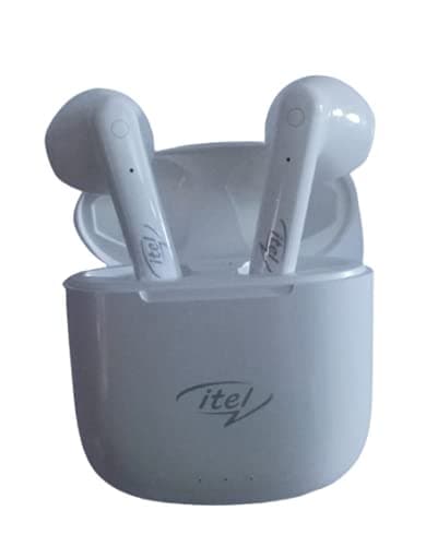 Itel ITW-60 Truly Wireless Bluetooth In Ear Earphone with Mic (White)