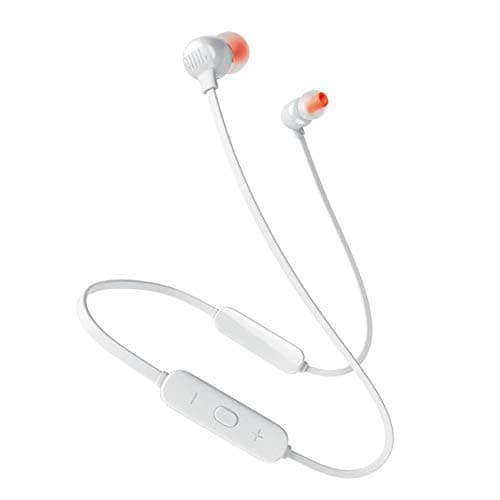 JBL Tune 115BT by Harman in-Ear Wireless Headphones with Deep Bass, 8-Hour Battery Life and Quick Charging (White)