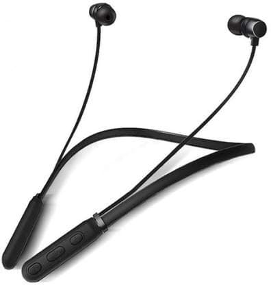 Rewy IT67 Wireless Bluetooth Headset Ports with Super Duper Bass Bluetooth Headphone Sweatproof & Mic with Magnet Earphone Bluetooth Headset & Mic Sup