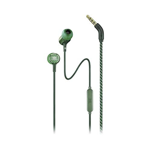 JBL LIVE100 by Harman in-Ear Headphones with in-Line Microphone and Remote (Green)