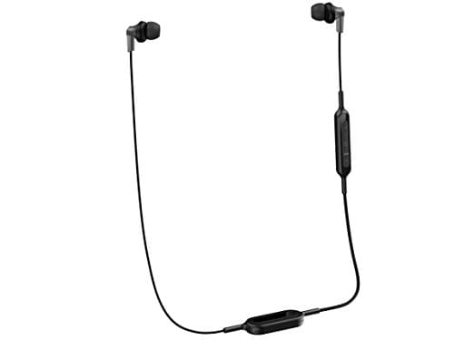 Panasonic Wireless Bluetooth In-Ear Headphones with Sound Mic Controller &amp; Quick Charge Function Black (RP-HJE120B-K)