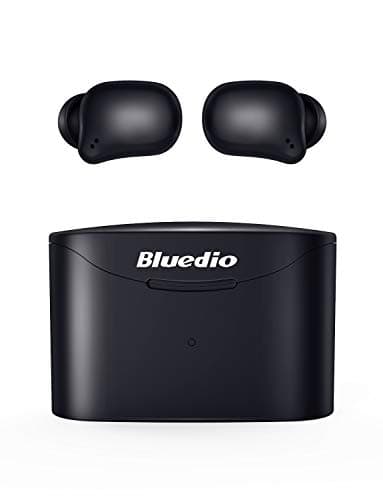 Bluedio T Elf 2 True Wireless Touch Ear Pods, 6 Hrs Playtime, 35 hours backup Charging Case, Bluetooth 5.0, Type-C port, Built-in Mic for Cell Phone/S