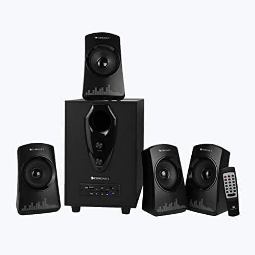 (Renewed) ZEBRONICS USB, Bluetooth ZEB-Feel 4.1 Multimedia Speakers Black