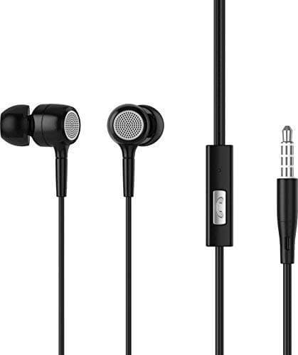 (Renewed) Philips IN-SHE1515BK/94 Headset with Mic (Black)