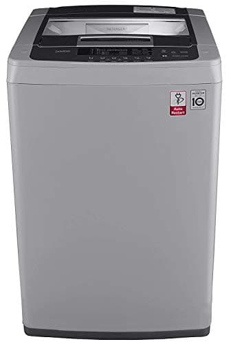 LG 6.5 kg Inverter Fully-Automatic Top Loading Washing Machine (-T7569NDDLH.ASFPEIL , Middle Free Silver)