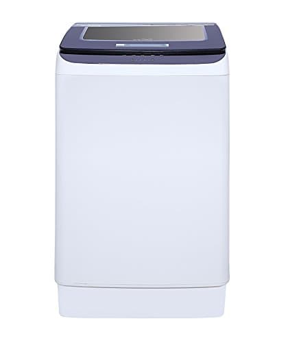 Lloyd 7.5 kg Fully-Automatic Top Loading Washing Machine (LWMT75TGS, Purple and White)