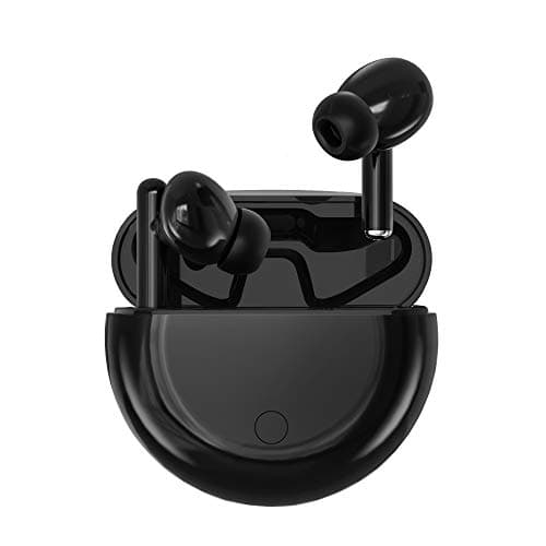 CRUA Earbuds Bluetooth Wireless with Mic for iPhone, Touch Controls,Truly Bass Audio Wireless Earphones with Charging Case, Type C Port &amp; Voice As
