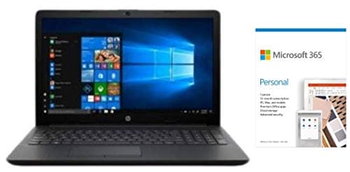 HP 15 Intel Pentium Gold 6405U Processor Entry Level 15.6" (39.62cms) FHD Laptop (4GB/1TB/Win 10/Jet Black/1.74kg), 15s-du1052tuMicrosoft 365 Pers