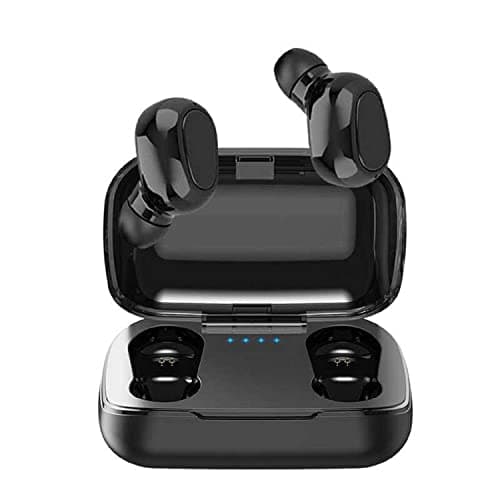 VALSH®TWS-L21 Earbuds with Wireless Charging Case Earbuds Bluetooth Headset Bluetooth Headset (Black)