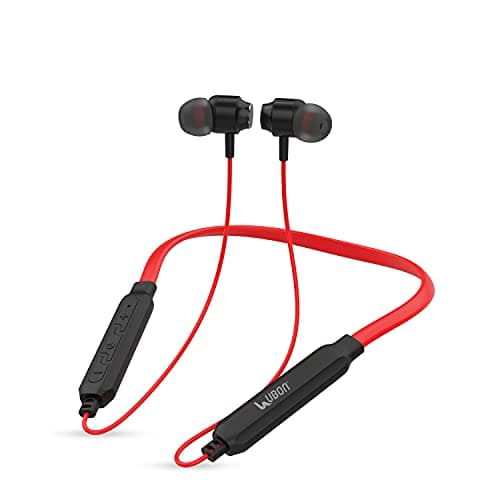 UBON CL-20F Wireless Bluetooth In Ear Neckband Earphone with Mic (Red)