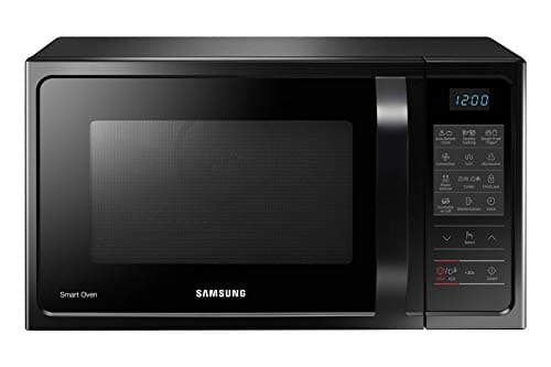 (Renewed) Samsung 28 L Convection Microwave Oven (MC28H5013AK/TL, Black)