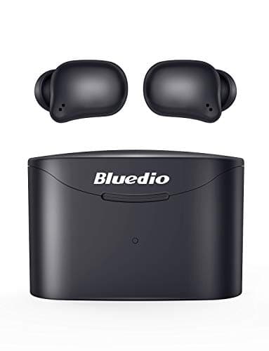 Bluedio T Elf 2 True Wireless Touch Headphones; Bluetooth 5.0: 650mAh Charging Case; Type-C;IPX6 water proof; 35Hrs Playtime; Secure fit for Jogging