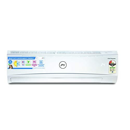 Godrej 1.5 Ton 2 Star Hot &amp; Cold Split AC (Copper, Anti Bacterial Filter, 2019 Model, GSH 18LTC2-WSA Split White)