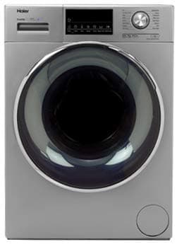 Haier 10 kg Direct Motion Motor Fully-Automatic Front Loading Washing Machine,Laser Seamless Welding Drum, 1400 RPM (HW100-M14876TNZP, Titanium Grey, 