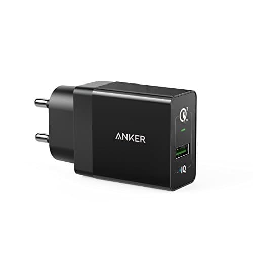 Anker PowerPort+ Quick Charge 3.0 [MI-Certified] USB Wall Charger for Galaxy S7/S6/Edge/Plus, Note 5/4, LG G4, HTC One A9/M9, Nexus 6, iPhone, iPad an