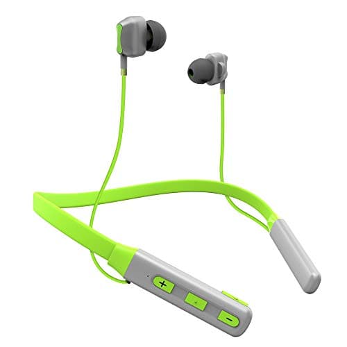 TAGG Impulse Wireless Bluetooth Neckband Headset (Black Green)
